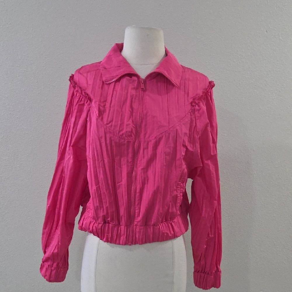 Zara Pink Bomber Jacket